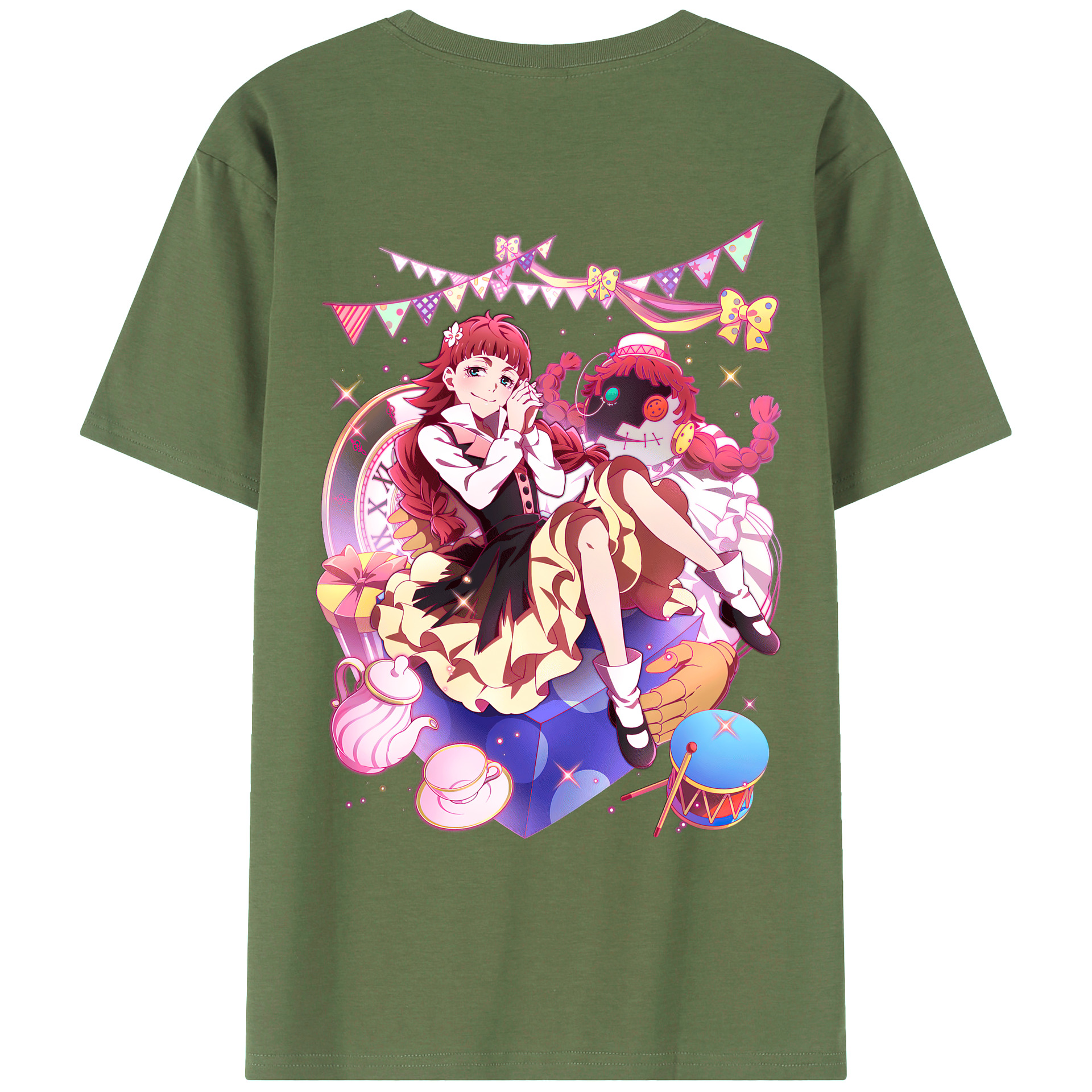 文豪ストレイドッグス Bungo Stray Dogs 綿100％ メンズ半袖Tシャツ（バックプリント） 通気性